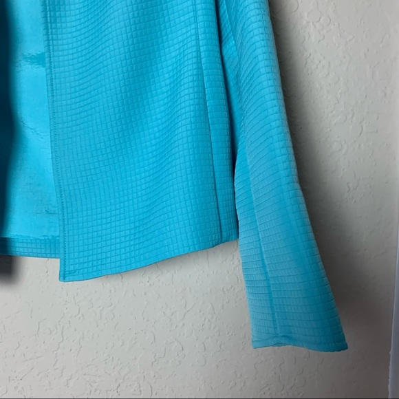 Louben Blue Open Front Blazer Jacket - Picture 5 of 7